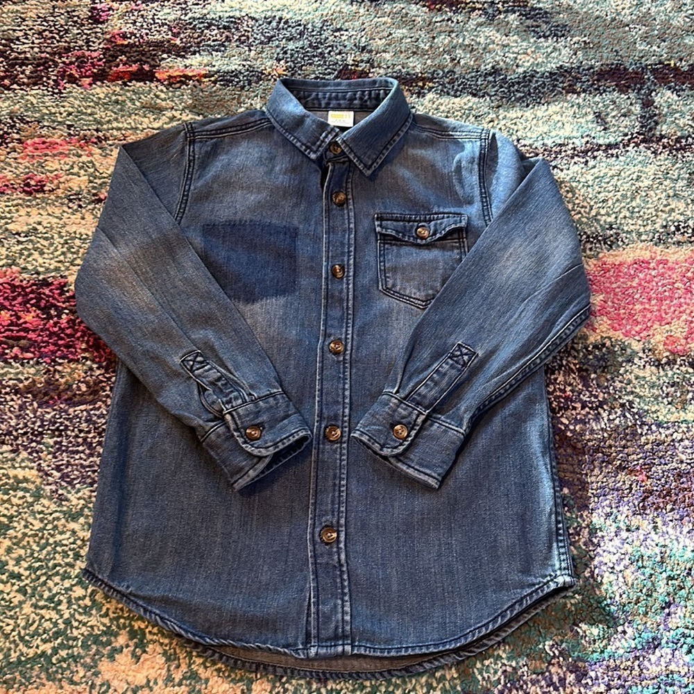 Crazy 8 Boys Cotton Denim Shirt